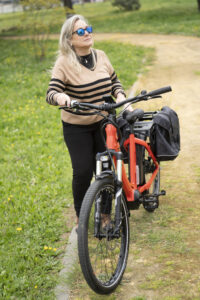 viaje en bicicleta eléctrica